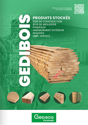 Catalogue Gedibois bois de construction, bois de menuiserie et panneaux